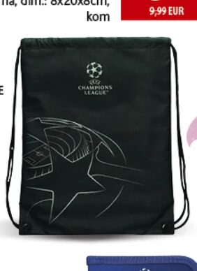 UEFA CHAMPIONS LEAGUE vrećica za papuče 43x34x0.5cm