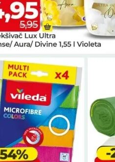 Vileda microfiber krpa 4 kom