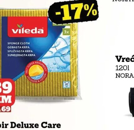 Vileda spužvasta krpa 3/1