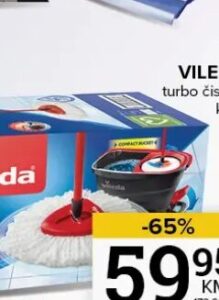 Vileda turbo čistač 1 kom, Konzum i Mercator
