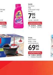 Vileda Turbo Smart kanta + mop za čišćenje poda 1 kom., dm