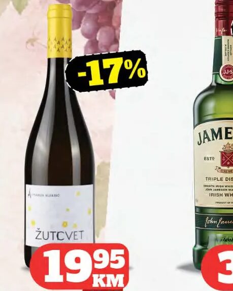 VINARIJA ALEKSIĆ bijelo Žuti Cvet 0.751 l