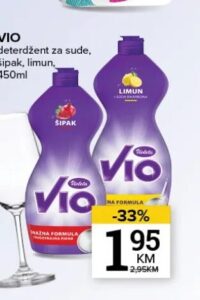 Vio deterdžent za suđe 450 ml, Konzum i Mercator