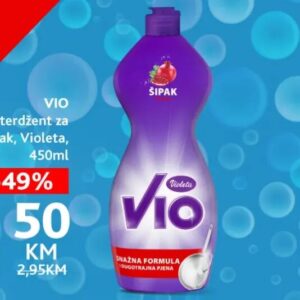Vio deterdžent za suđe 450ml, Konzum i Mercator