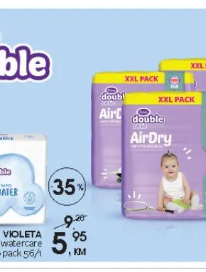 VIOLETA baby maramice watercare trio pack 56/1