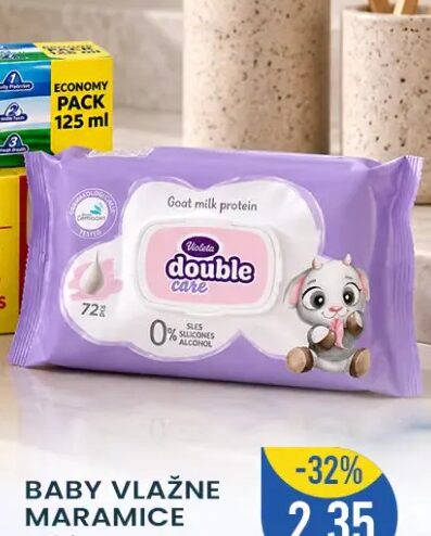 Violeta baby vlažne maramice 72/1