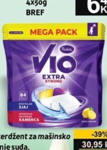 VIOLETA Deterdžent za mašinsko pranje suda 84 kapsule, Best