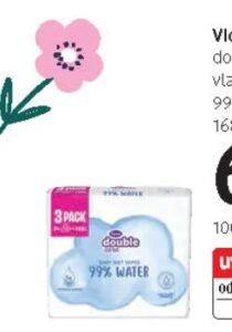 Violeta double care vlažne maramice 168 kom, dm