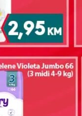 Violeta Jumbo pelene 66 kom