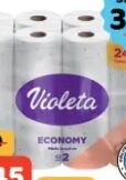 Violeta toaletni papir dvoslojni breskva 24 kom, Amko