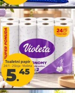 Violeta Toaletni papir Economy 24 kom, Penny