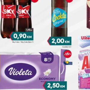 Violeta Toaletni papir Economy 8 kom, Mega diskont