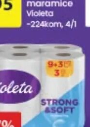 Violeta Toaletni papir Strong&soft 12 kom, FIS