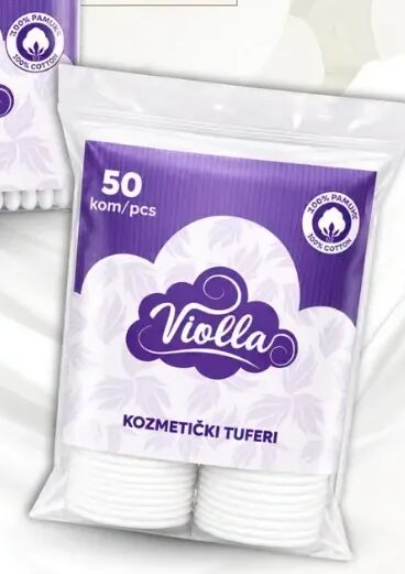 Violla kozmetički tuferi 50 kom/pcs