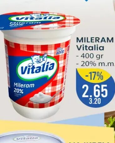 Vitalia Mileram 20% m.m. 400 gr