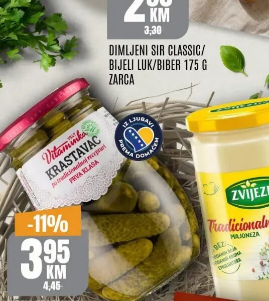 Vitaminka kiseli krastavci 670 g