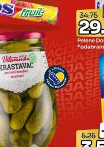 Vitaminka Kiseli krastavci Standard 670 g, Bingo