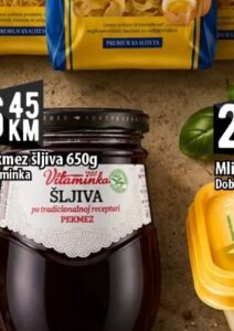 Vitaminka Pekmez šljiva 650g, Kort