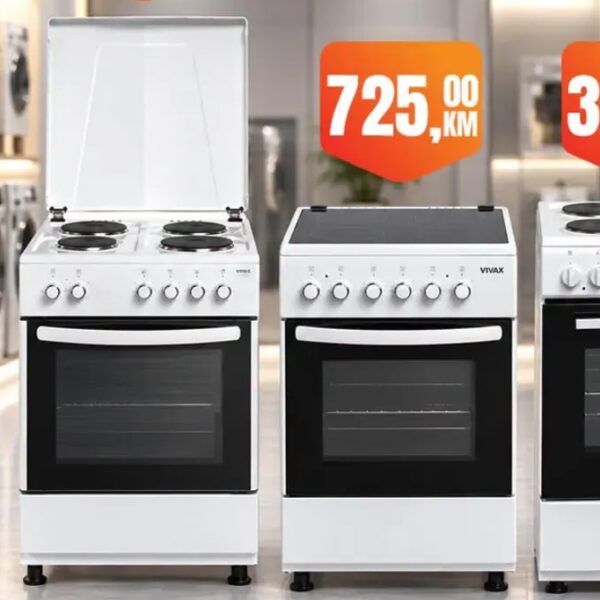VIVAX električni šporet FC-04502 WH 1 kom
