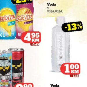 VODAVODA Voda 1 l, Crvena jabuka