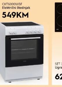 VOX Električni štednjak CHT6000WBF, Domod