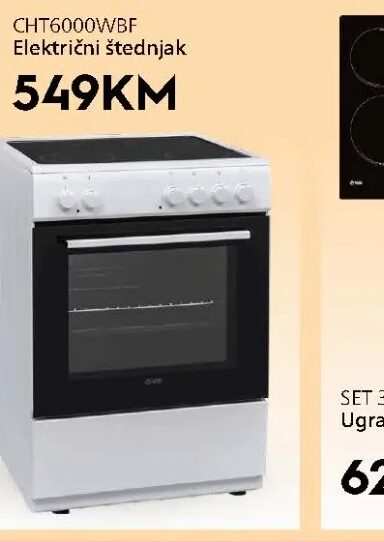 VOX Električni štednjak CHT6000WBF