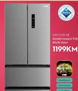 VOX Kombinovani frižider Multi door MD 5230 XE, Domod
