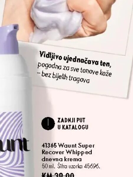 Waunt Super Recover Whipped dnevna krema 50 ml