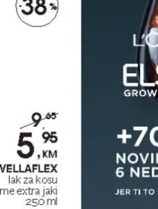 WELLAFLEX Lak za kosu volume extra jaki 250 ml, CM