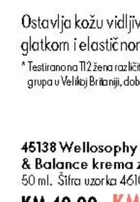 Wellosophy Plump & Balance krema za lice 50 ml, Oriflame