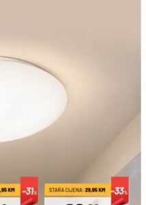 WELLUX LC-A-18W 1200LM LED PLAFONJERA 25 CM, Zeka Baucentar
