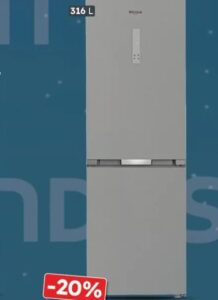 Whirlpool Frižider WHK 26362 XP4E 316 l, Omega Shop