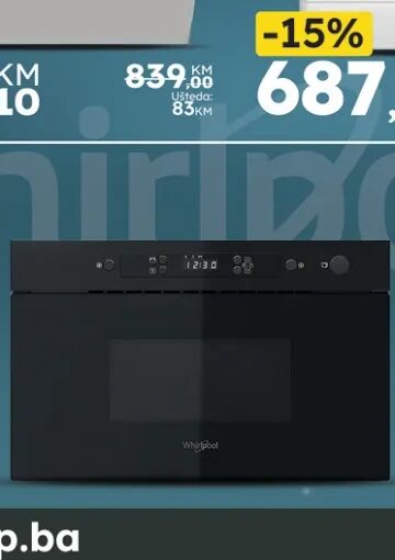 Whirlpool Ugr. mikrovalna MBNA900B