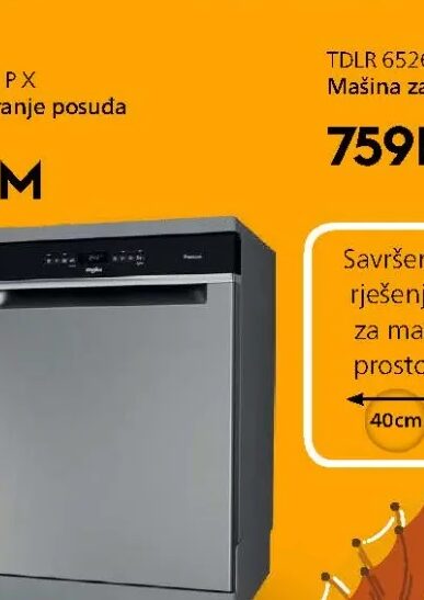 Whirlpool WFO 3O32 N P X Mašina za pranje posuđa