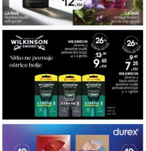 WILKINSON Xtreme 3 sensitive muški jednokratni brijač 4+2 gratis, CM
