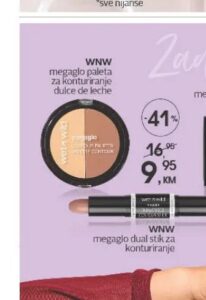 WNW megalo paleta za konturiranje dulce de leche, CM