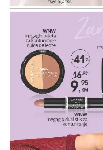 WNW megalo paleta za konturiranje dulce de leche