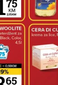 Woolite deterdžent za veš 4.5 l, Konzum i Mercator