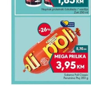 Wudy Hrenovka pileća i pureća 125 g, Mega diskont