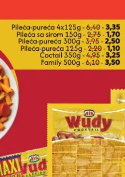 Wudy hrenovke 500 g