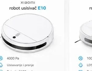 Xiaomi robot usisivač E10