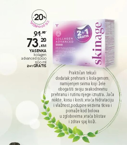 Yasenka kolagen advanced 5000 500 ml