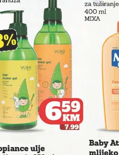 Yumi Kids Gel za kupanje 400 ml