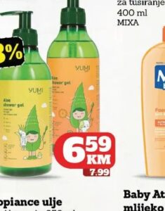 YUMI KIDS Gel za kupanje 400 ml
