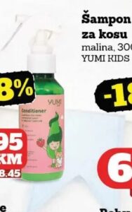 YUMI KIDS Regenerator za kosu malina 100 ml