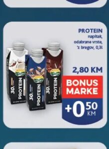 'z bregov Protein 0.3 l, Konzum i Mercator