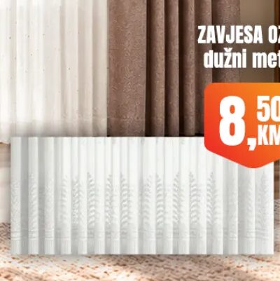 ZAVJESA OZAN dužni metar 1 m