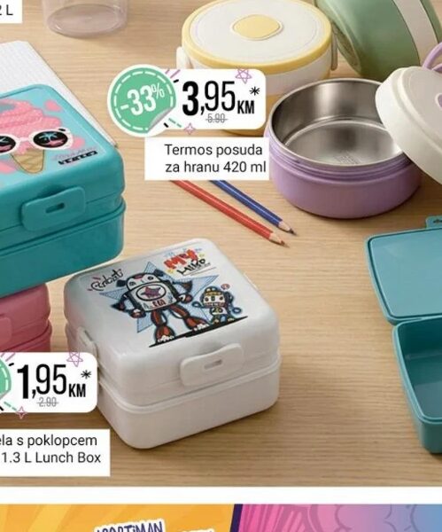 Zdjela s poklopcem Lunch Box 1.3 L