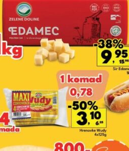 Zelene Doline Edamec sir 1 kg, Robot