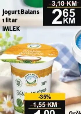 Zelene Doline kiselo vrhnje 180 g